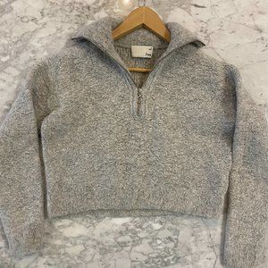 Aritzia Quarter Zip Sweater
